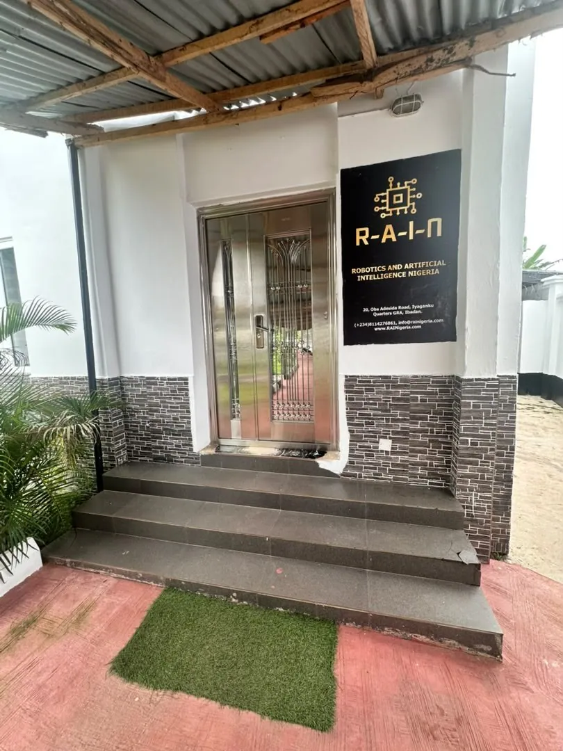 A RAIN building entrance