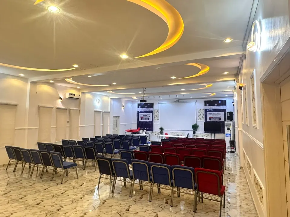 The RAIN seminar hall set for an event