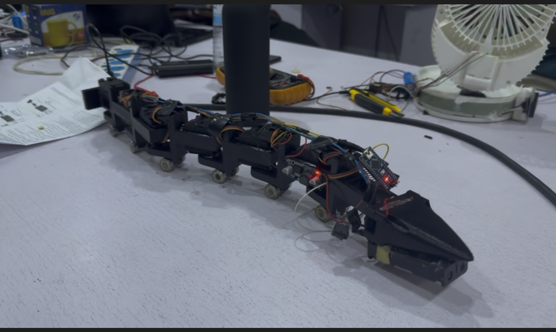 Kinematic Snake-like Robot for pipeline inspection. — AI/ML project by Mofopefoluwa Mofeoluwa Aluko, RAIN Nigeria